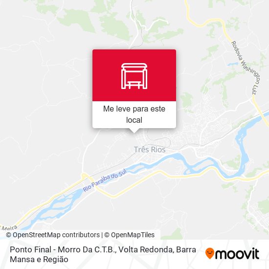 Ponto Final - Morro Da C.T.B. mapa