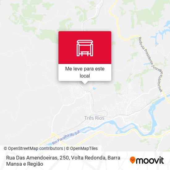 Rua Das Amendoeiras, 250 mapa