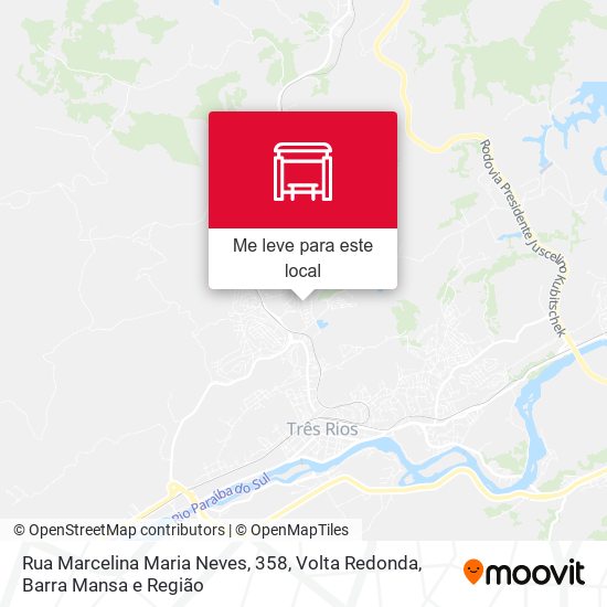 Rua Marcelina Maria Neves, 358 mapa