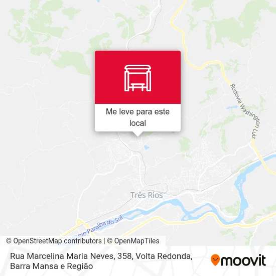 Rua Marcelina Maria Neves, 358 mapa