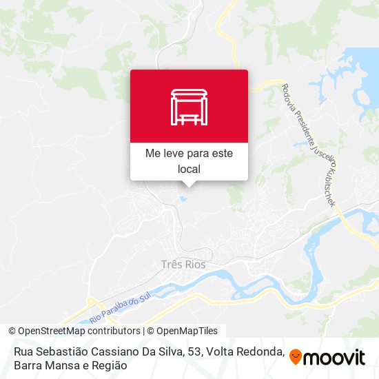 Rua Sebastião Cassiano Da Silva, 53 mapa