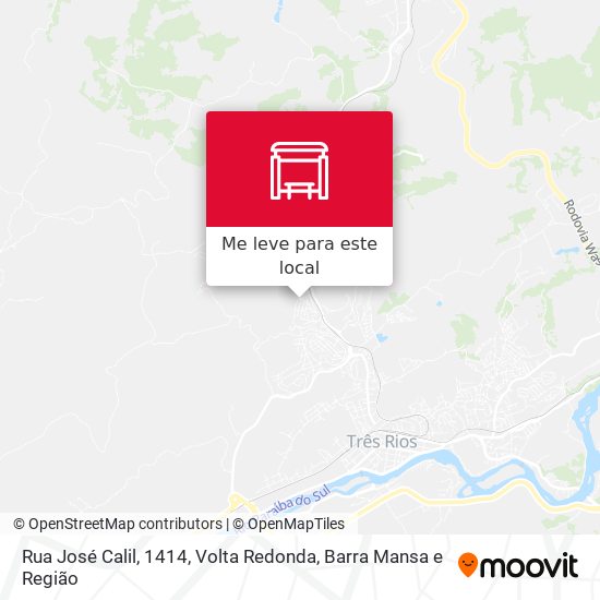 Rua José Calil, 1414 mapa