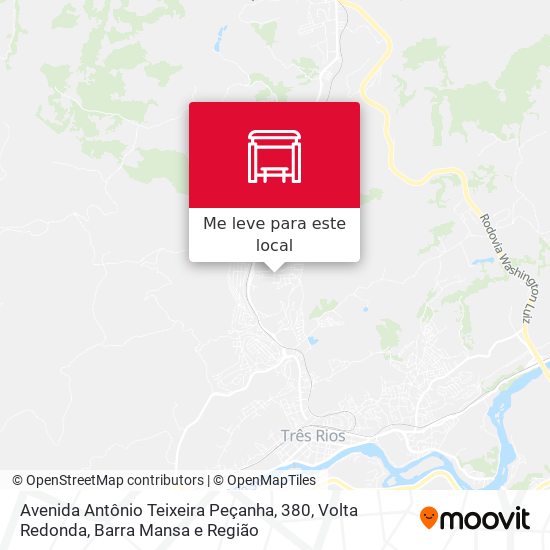 Avenida Antônio Teixeira Peçanha, 380 mapa