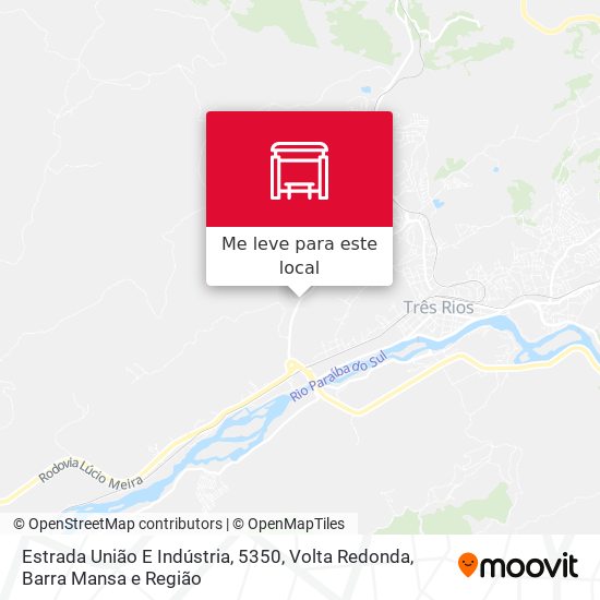 Estrada União E Indústria, 5350 mapa