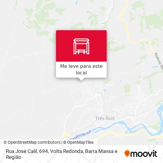 Rua José Calil, 694 mapa