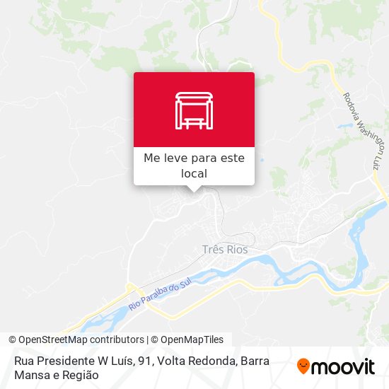 Rua Presidente W Luís, 91 mapa