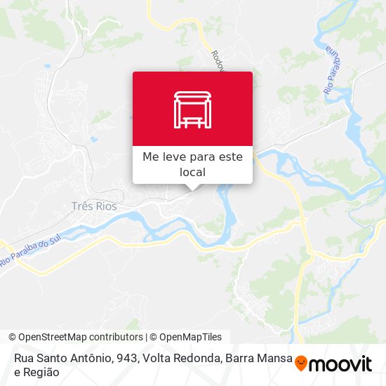 Rua Santo Antônio, 943 mapa