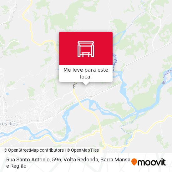 Rua Santo Antonio, 596 mapa