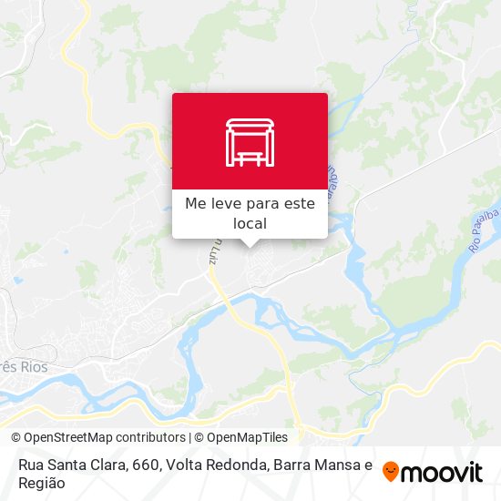Rua Santa Clara, 660 mapa