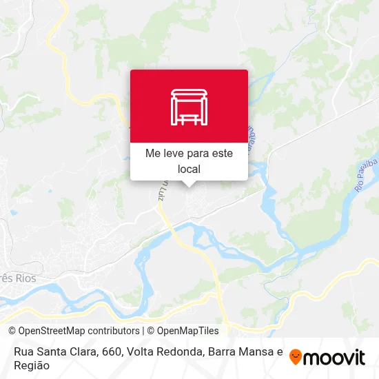 Rua Santa Clara, 660 mapa