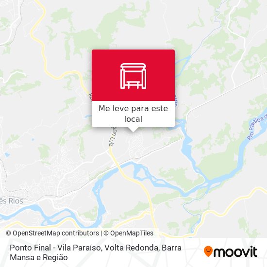 Ponto Final - Vila Paraíso mapa