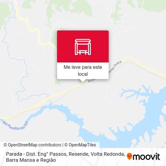 Parada - Dist. Eng° Passos, Resende mapa