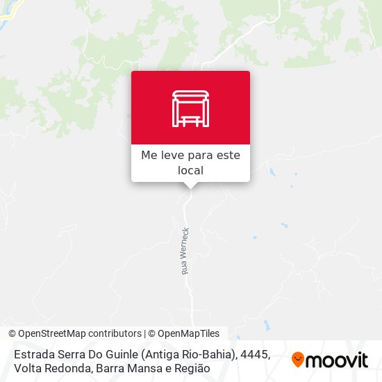 Estrada Serra Do Guinle (Antiga Rio-Bahia), 4445 mapa