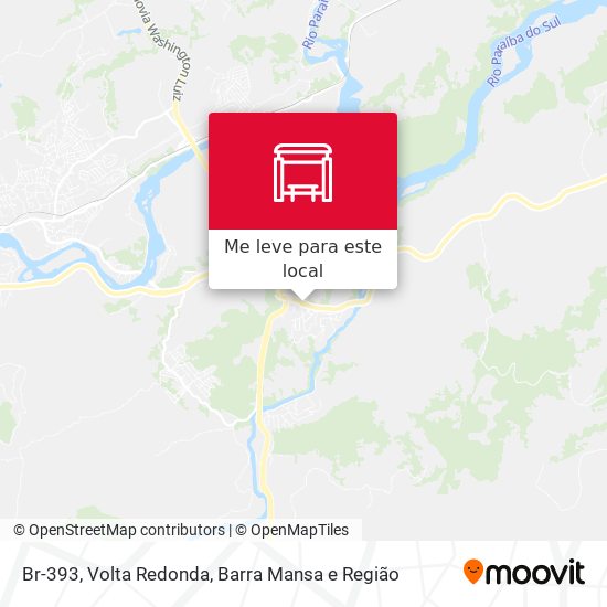 Br-393 mapa