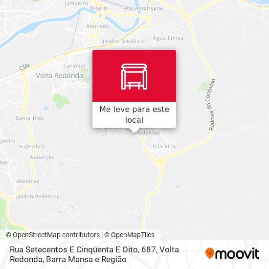 Rua Setecentos E Cinqüenta E Oito, 687 mapa