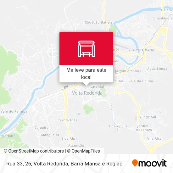 Rua 33, 26 mapa