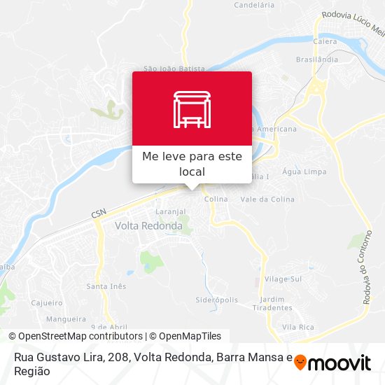 Rua Gustavo Lira, 208 mapa