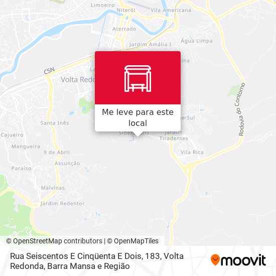 Rua Seiscentos E Cinqüenta E Dois, 183 mapa