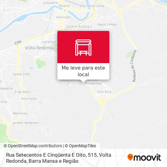 Rua Setecentos E Cinqüenta E Oito, 515 mapa