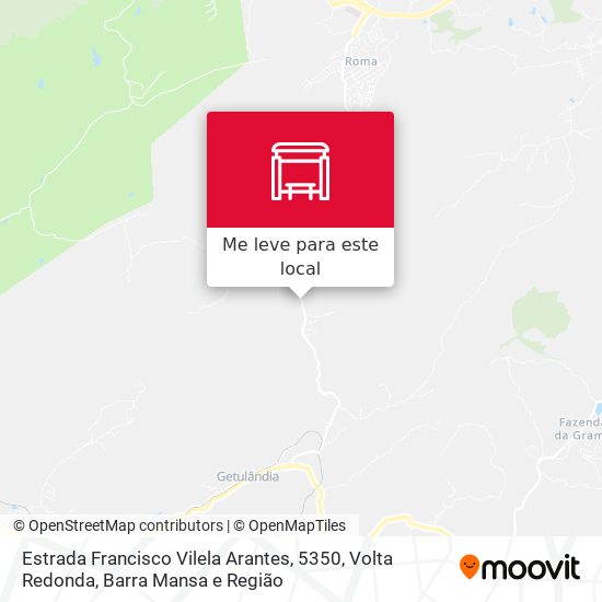 Estrada Francisco Vilela Arantes, 5350 mapa
