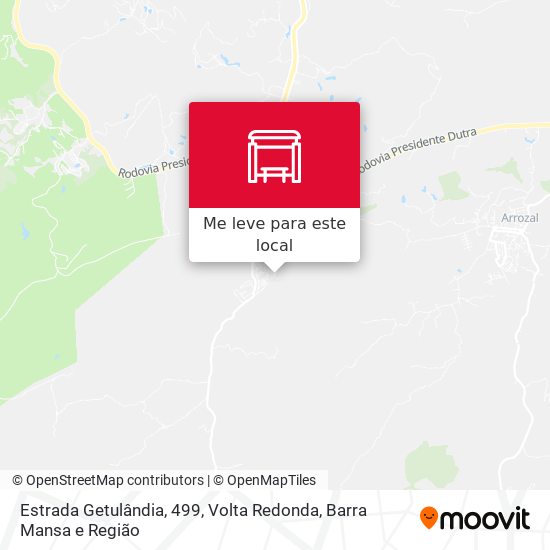 Estrada Getulândia, 499 mapa