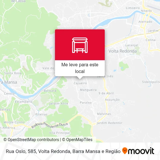 Rua Oslo, 585 mapa