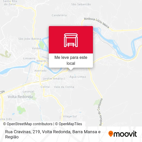 Rua Cravínas, 219 mapa