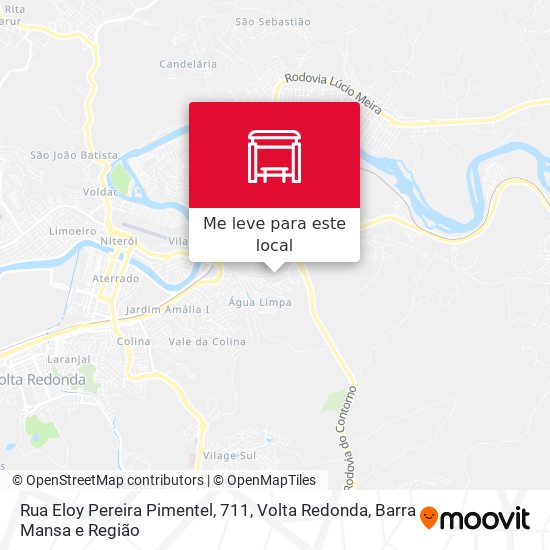 Rua Eloy Pereira Pimentel, 711 mapa