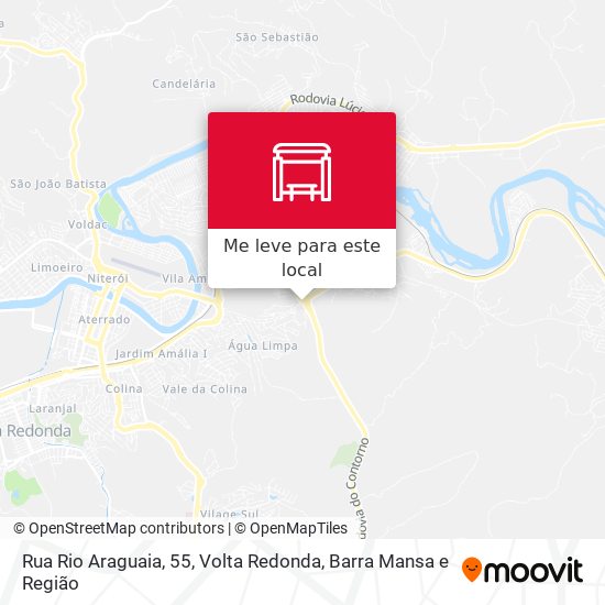 Rua Rio Araguaia, 55 mapa