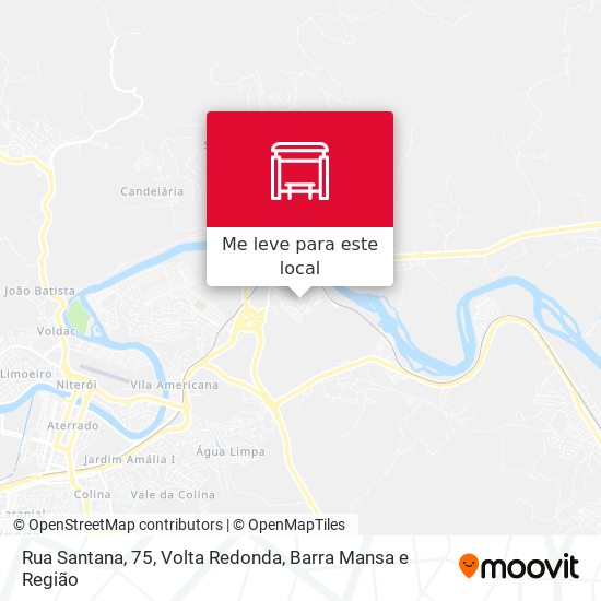 Rua Santana, 75 mapa