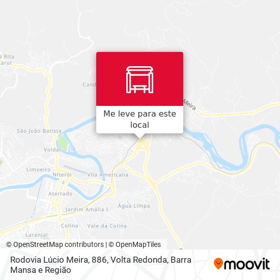 Rodovia Lúcio Meira, 886 mapa
