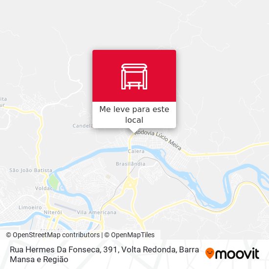 Rua Hermes Da Fonseca, 391 mapa