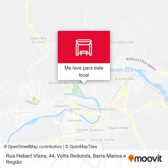 Rua Hebert Viana, 44 mapa