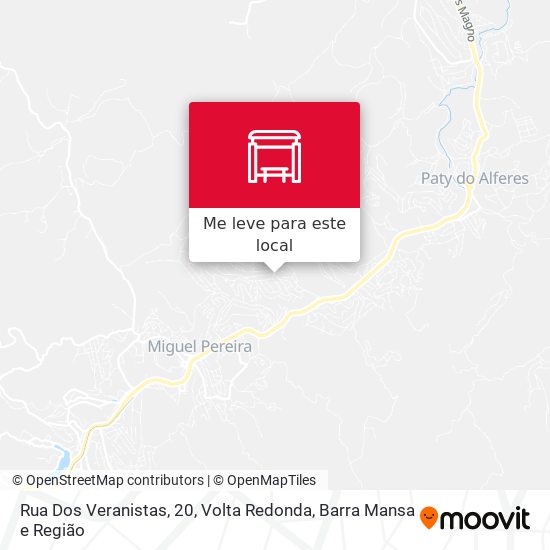 Rua Dos Veranistas, 20 mapa