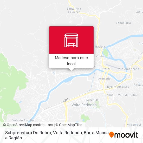 Subprefeitura Do Retiro mapa