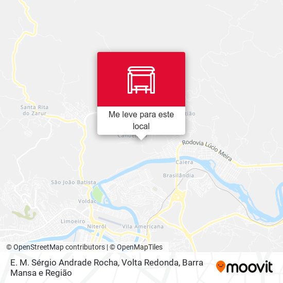 E. M. Sérgio Andrade Rocha mapa