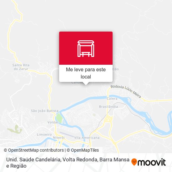 Unid. Saúde Candelária mapa