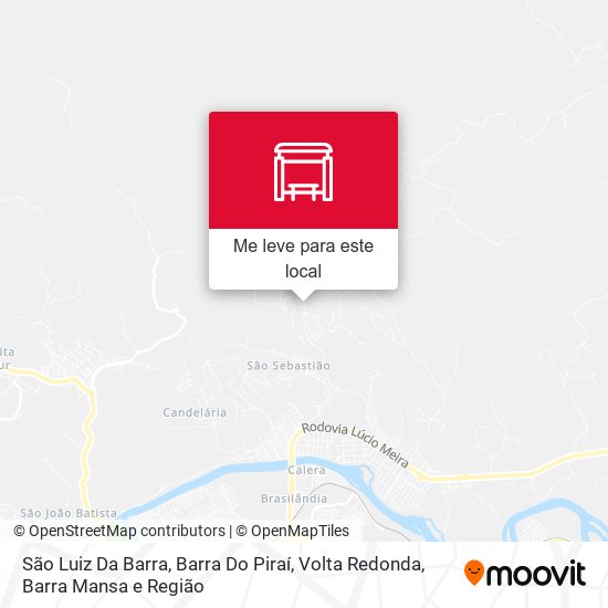 São Luiz Da Barra, Barra Do Piraí mapa