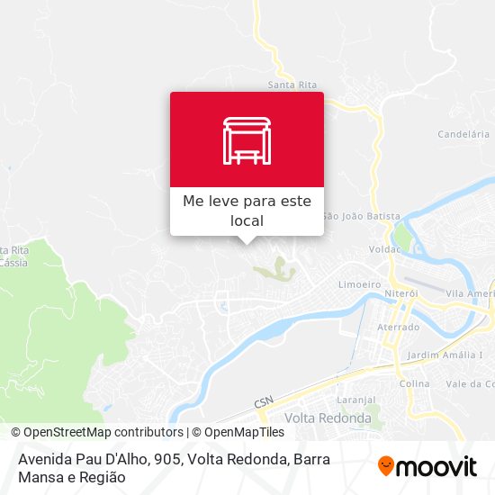 Avenida Pau D'Alho, 905 mapa