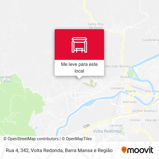 Rua 4, 342 mapa