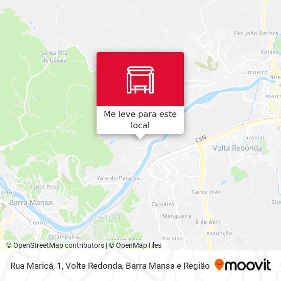 Rua Maricá, 1 mapa