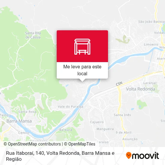 Rua Itaboraí, 140 mapa