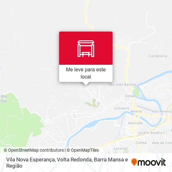 Vila Nova Esperança mapa