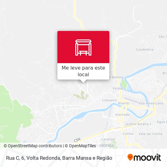 Rua C, 6 mapa