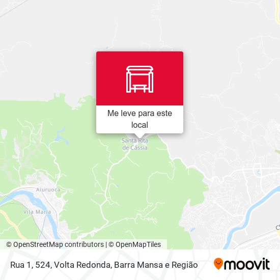 Rua 1, 524 mapa