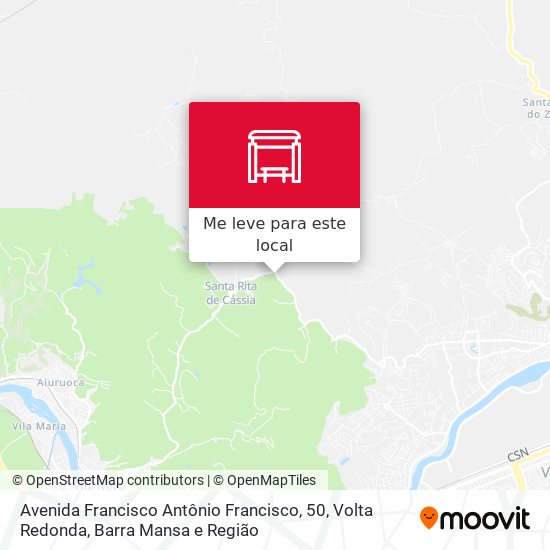 Avenida Francisco Antônio Francisco, 50 mapa