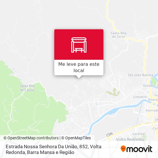 Estrada Nossa Senhora Da União, 852 mapa