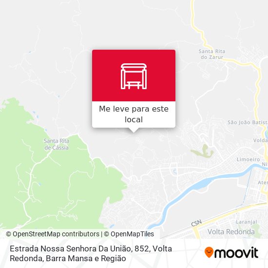 Estrada Nossa Senhora Da União, 852 mapa
