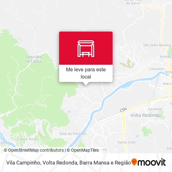 Vila Campinho mapa