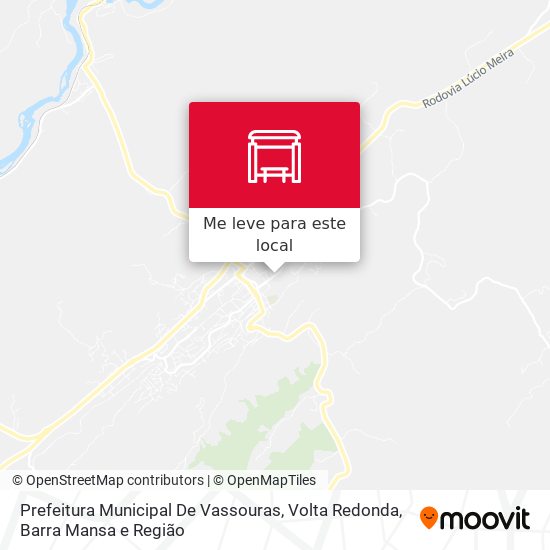 Prefeitura Municipal De Vassouras mapa